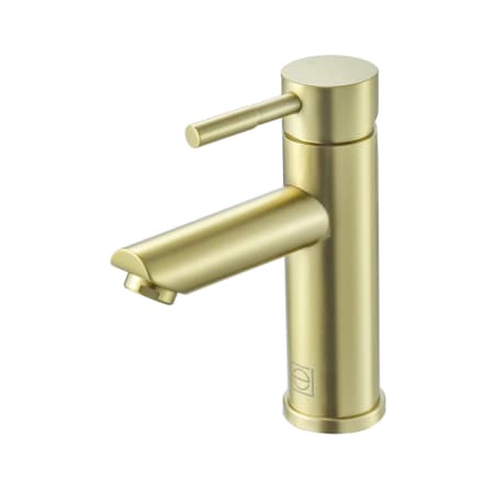 Elegant Lighting Mia 1.5 GPM Single Hole Bathroom Faucet Brushed Gold