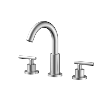 Elegant Lighting Leah 1.5 GPM Widespread Bathroom Faucet Brushed Nickel