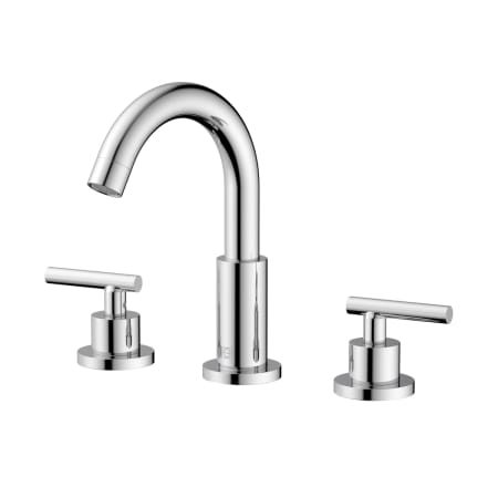 Elegant Lighting Leah 1.5 GPM Widespread Bathroom Faucet Chrome