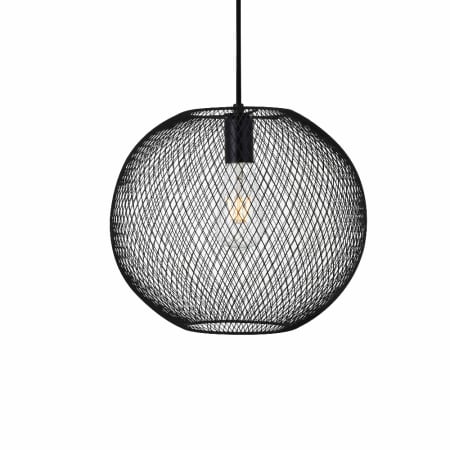 Elegant Lighting Keller Single Light 13" Wide Pendant Black