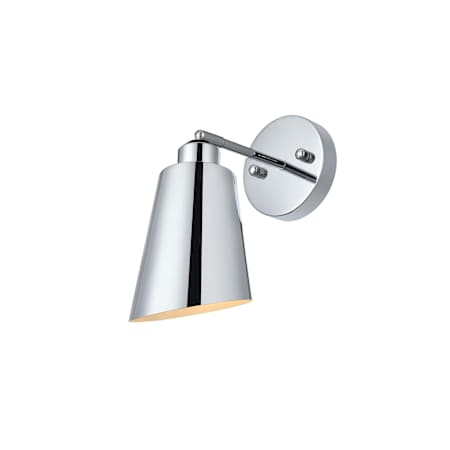 Elegant Lighting Halycon 11" Tall Bathroom Sconce Chrome