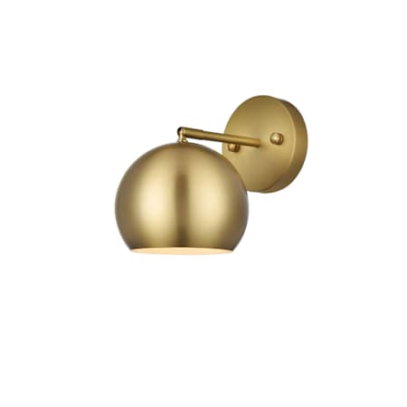 Elegant Lighting Othello 8" Tall Bathroom Sconce Satin Gold