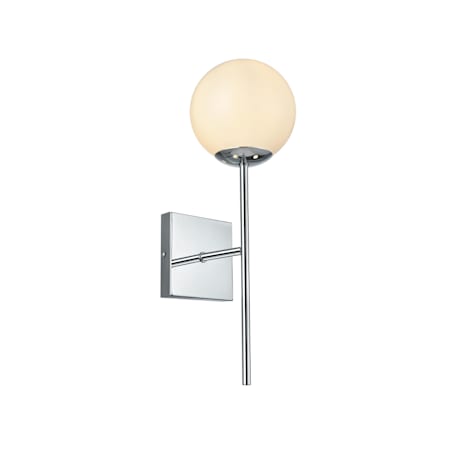 Elegant Lighting Neri 18" Tall Bathroom Sconce Chrome