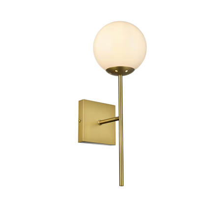 Elegant Lighting Neri 18" Tall Bathroom Sconce Satin Gold