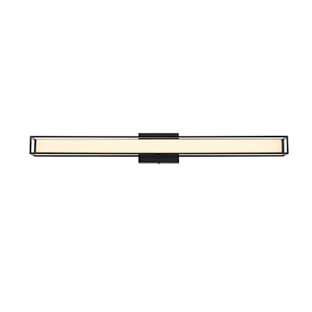 Elegant Lighting Aden 4" Tall 36" Wide Bath Bar Black
