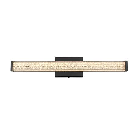 Elegant Lighting Jaxx 4" Tall 24" Wide Bath Bar Black