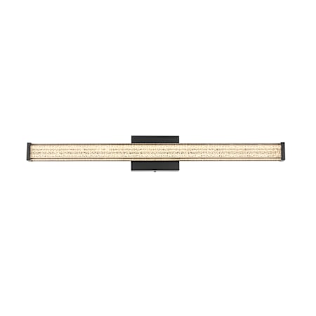 Elegant Lighting Jaxx 4" Tall 31" Wide Bath Bar Black
