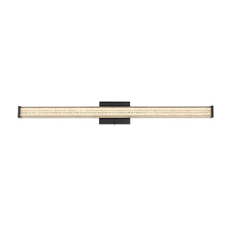 Elegant Lighting Jaxx 4" Tall 36" Wide Bath Bar Black