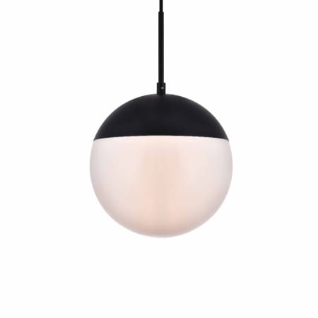 Elegant Lighting Eclipse 10" Wide Pendant Black