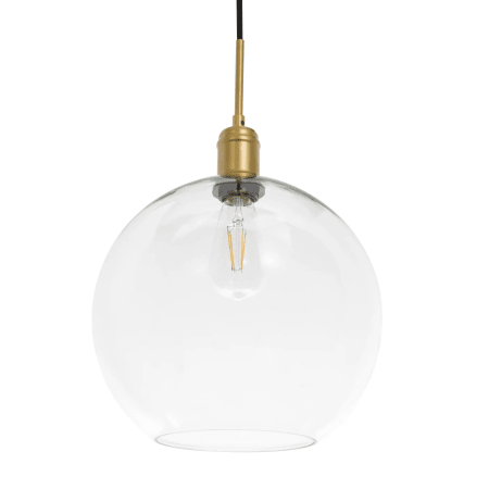 Elegant Lighting Emett Single Light 13" Wide Pendant Brass