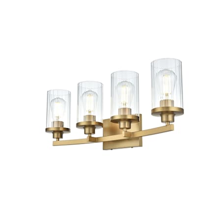 Elegant Lighting Thane 4 Light 25" Wide Vanity Light Satin Gold