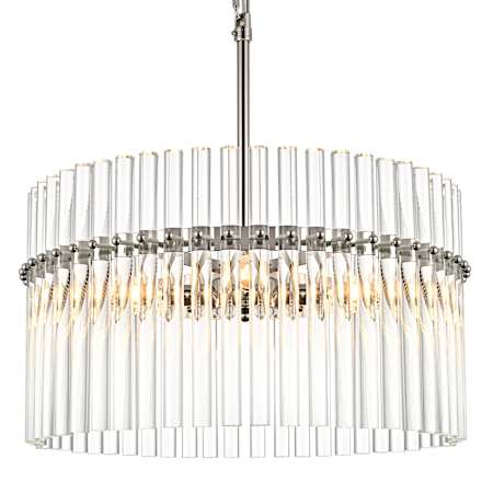 Elegant Lighting Paulina 4 Light 20" Wide Pendant Polished Nickel