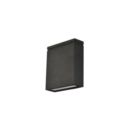 Elegant Lighting Raine 7" Tall LED Outdoor Wall Sconce Black