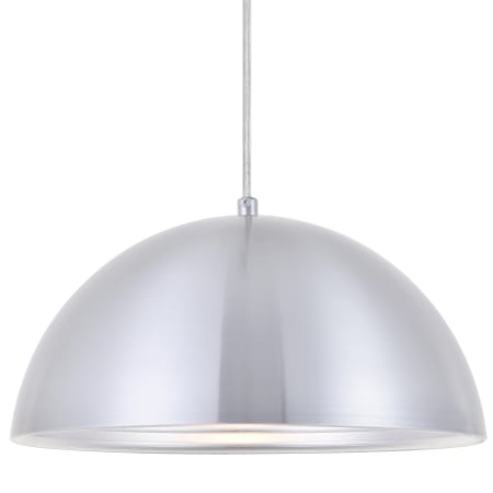 Elegant Lighting Circa 6-1/2" High Pendant with an Aluminum Shade Burnished Nickel