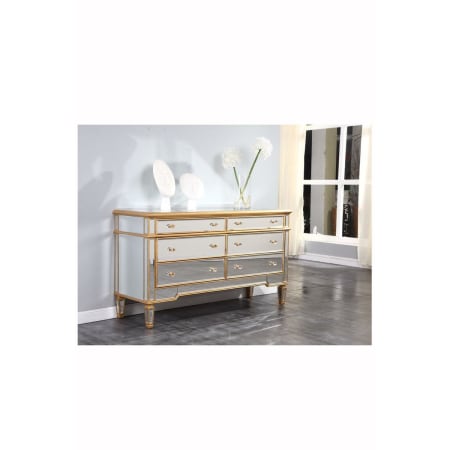 Elegant Lighting-MF1-1005-Lifestyle of Gold / Clear