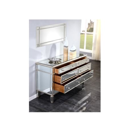 Elegant Lighting-MF1-1005-Lifestyle of Silver / Clear with drawers open