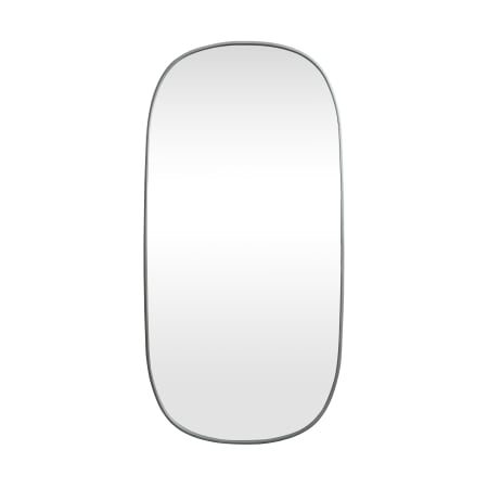 Elegant Lighting Brynn 30" W x 60" H Oval Framed Bathroom Mirror Silver