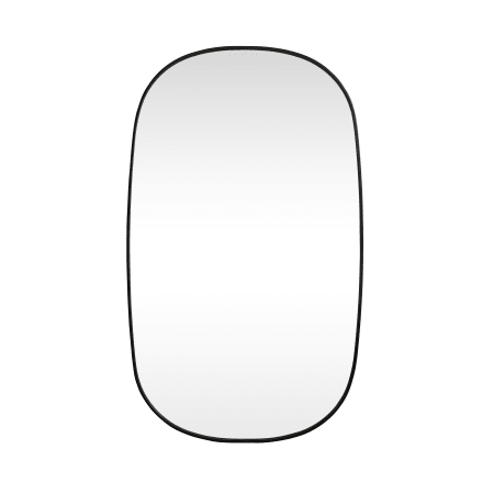 Elegant Lighting Brynn 36" W x 60" H Oval Framed Bathroom Mirror Black