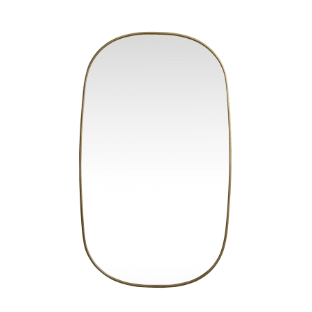 Elegant Lighting Brynn 36" W x 60" H Oval Framed Bathroom Mirror Brass