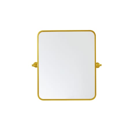 Elegant Lighting Everly 20" W x 24" H Transitional Rectangular Framed Bathroom Wall Mirror Gold