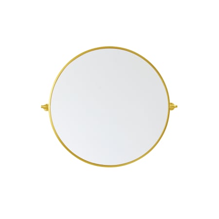 Elegant Lighting Everly 30" Diameter Transitional Circular Framed Bathroom Wall Mirror Gold