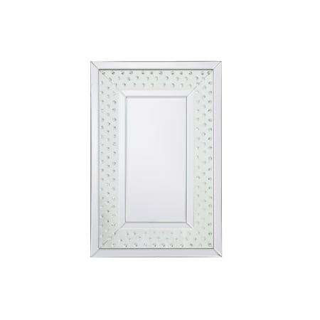 Elegant Lighting Sparkle 20" W x 30" H Rectangular Framed Bathroom Mirror Clear