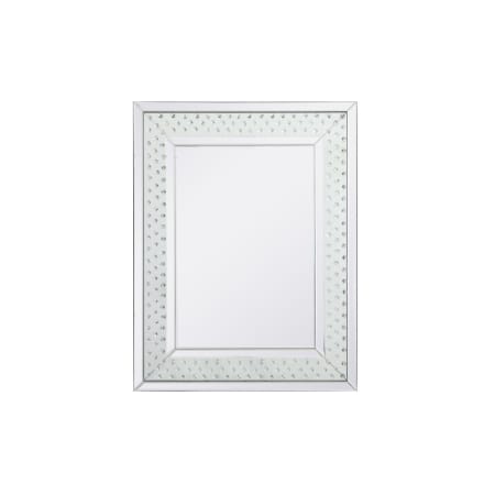 Elegant Lighting Sparkle 28" W x 36" H Rectangular Framed Bathroom Mirror Clear