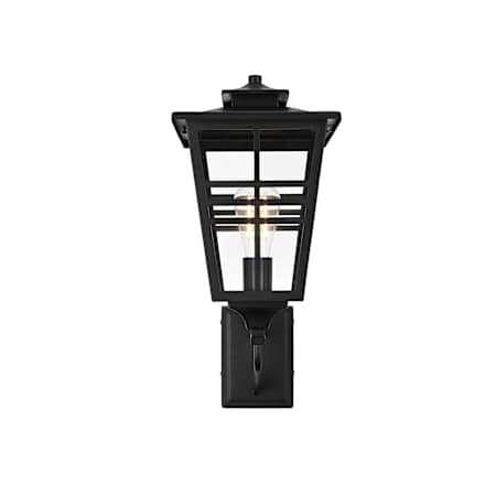 Elegant Lighting Macon 20" Tall Outdoor Wall Sconce Black