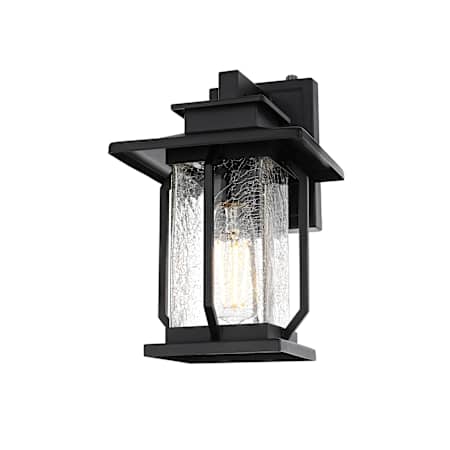 Elegant Lighting Salem 12" Tall Outdoor Wall Sconce Black
