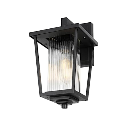 Elegant Lighting York 13" Tall Outdoor Wall Sconce Black