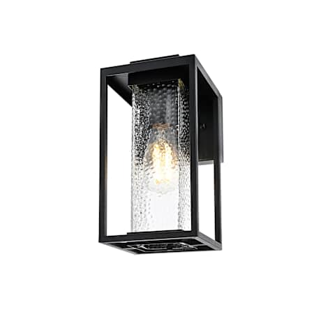 Elegant Lighting Philip 12" Tall Outdoor Wall Sconce Black