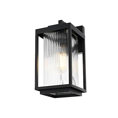 Elegant Lighting Ludlow 13" Tall Outdoor Wall Sconce Black