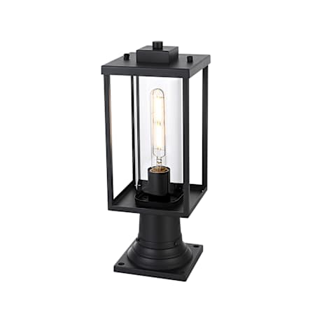 Elegant Lighting Memphis 17" Tall Post Light Black
