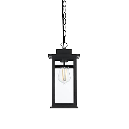 Elegant Lighting Mercer 7" Wide Outdoor Mini Pendant Black