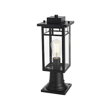Elegant Lighting Mercer 18" Tall Post Light Black