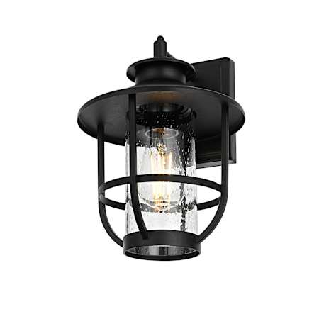 Elegant Lighting Janney 13" Tall Outdoor Wall Sconce Black