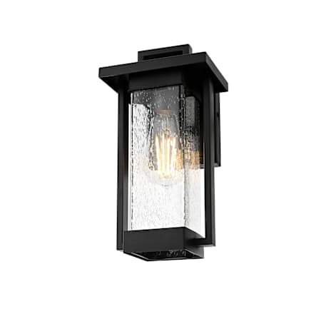 Elegant Lighting Tilton 12" Tall Outdoor Wall Sconce Black