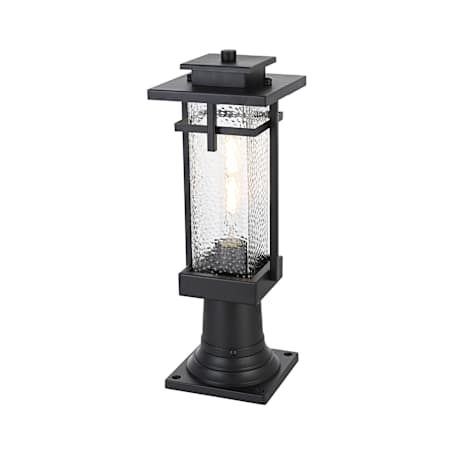 Elegant Lighting Cambria 17" Tall Post Light Black
