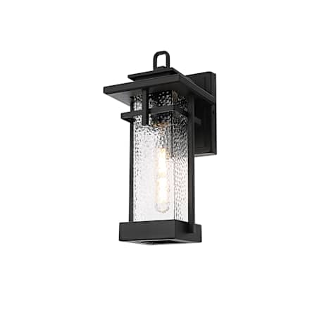 Elegant Lighting Cambria 14" Tall Outdoor Wall Sconce Black