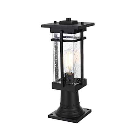 Elegant Lighting Livingston 17" Tall Post Light Black