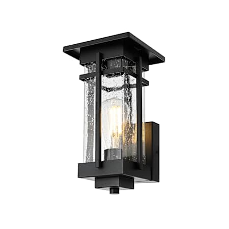 Elegant Lighting Livingston 13" Tall Outdoor Wall Sconce Black