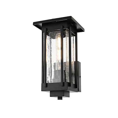 Elegant Lighting Melvale 13" Tall Outdoor Wall Sconce Black