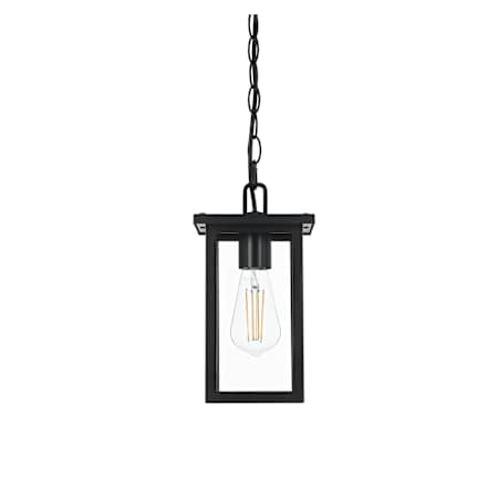 Elegant Lighting Venango 6" Wide Outdoor Mini Pendant Black