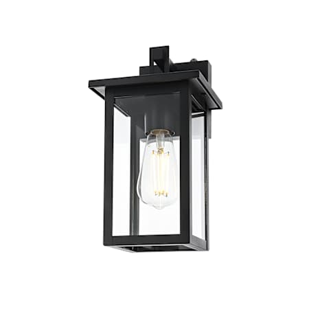 Elegant Lighting Venango 13" Tall Outdoor Wall Sconce Black