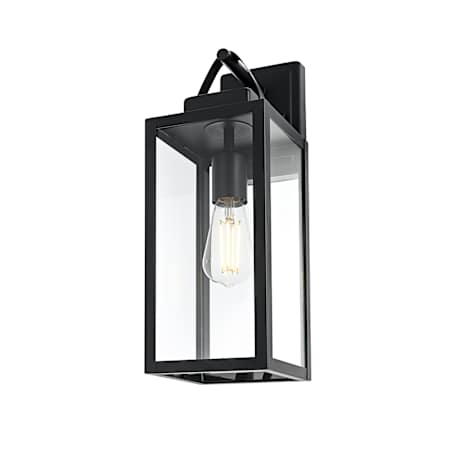 Elegant Lighting Hilton 18" Tall Outdoor Wall Sconce Black