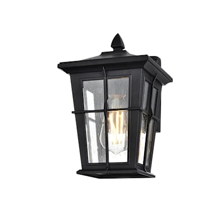 Elegant Lighting Bodine 12" Tall Outdoor Wall Sconce Black