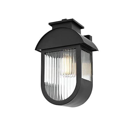 Elegant Lighting Albert 13" Tall Outdoor Wall Sconce Black