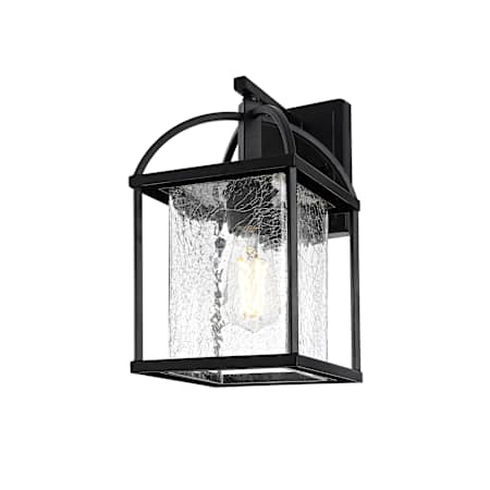 Elegant Lighting Gratz 14" Tall Outdoor Wall Sconce Black