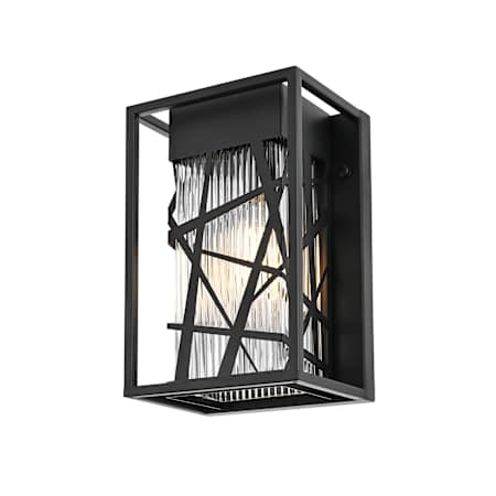 Elegant Lighting Eyre 12" Tall Outdoor Wall Sconce Black