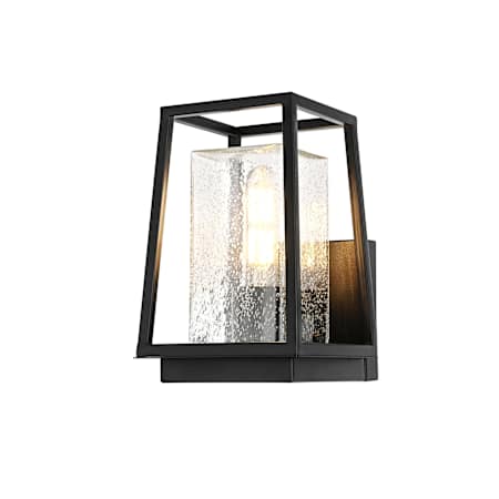 Elegant Lighting Lehigh 10" Tall Outdoor Wall Sconce Black